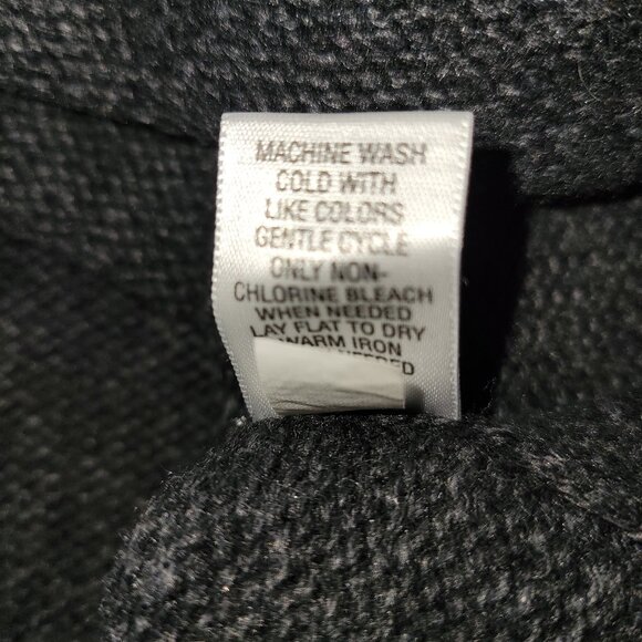 Ladies Converse One Charcoal Gray Cowl Neck Knit Sweater Size XL - Picture 11 of 13